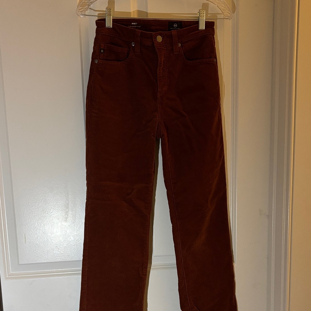 AG Adriano Goldschmied Brick Corduroy Trousers